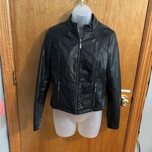 Women's Black Leather Jacket